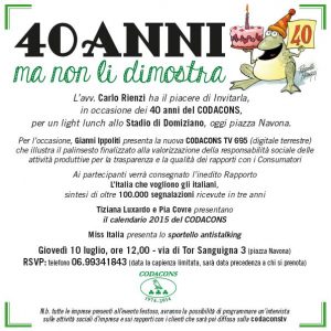 codacons_40 anni_stadio domiziano